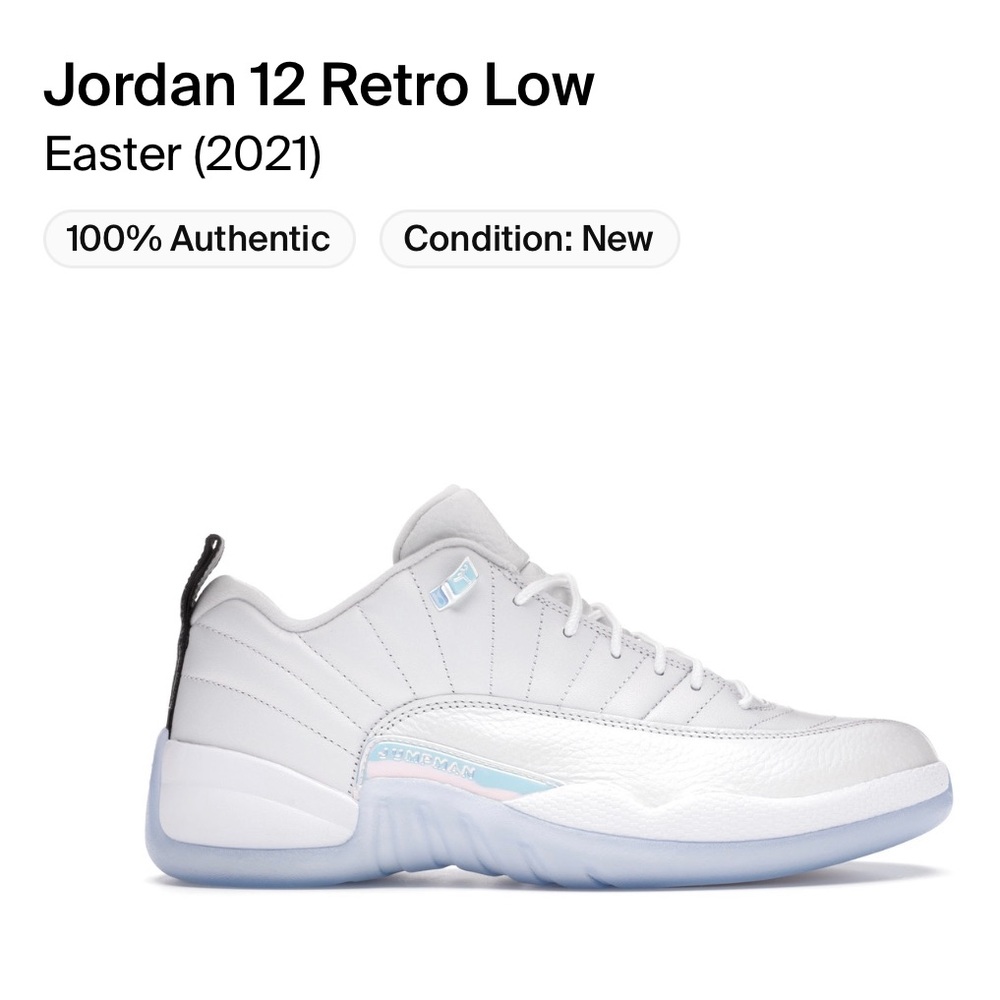 Jordan 12 Retro Low Easter (2021)
